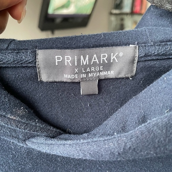 Navy Hoody Sweater - Picture 2 of 3